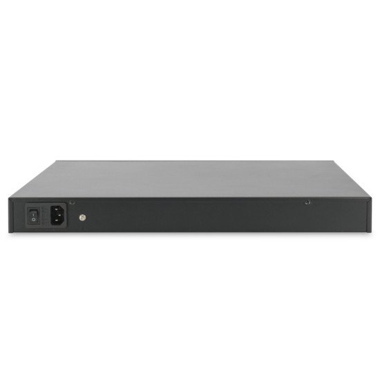 Digitus DN-95117 commutateur réseau Gigabit Ethernet (10/100/1000) Connexion Ethernet, supportant l'alimentation via ce port (PoE) 1U Gris