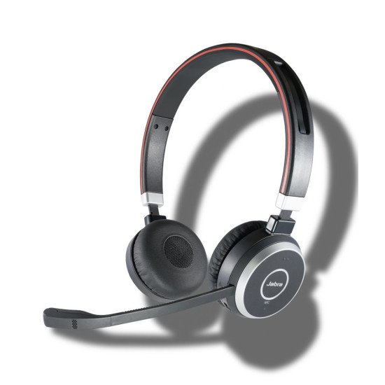 AGFEO Evolve 65 BT Duo Casque Sans fil Arceau Appels/Musique Bluetooth Gris