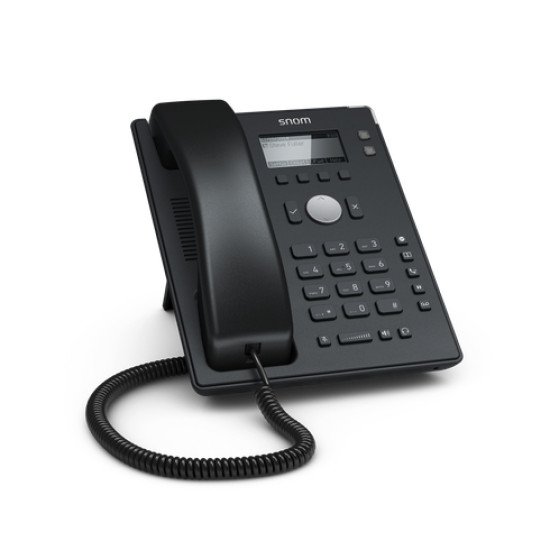 Snom D120 téléphone fixe Noir 2 lignes