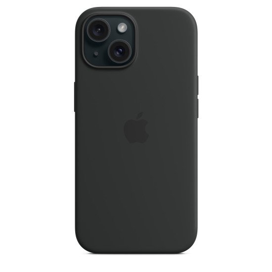 Apple Coque en silicone avec MagSafe pour iPhone 15 - Noir