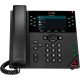 POLY Téléphone IP VVX 450 à 12 lignes et compatible PoE