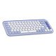 Logitech POP Icon Keys clavier Universel Bluetooth QWERTY US International Lilas, Blanc