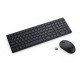 DELL KM555 clavier Souris incluse Universel RF sans fil + Bluetooth QWERTY US International Noir