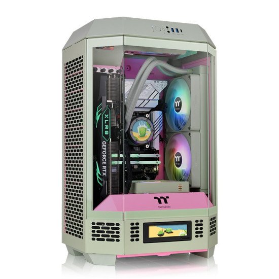 Thermaltake Tower 300 Matcha Plum Micro Tower Prune