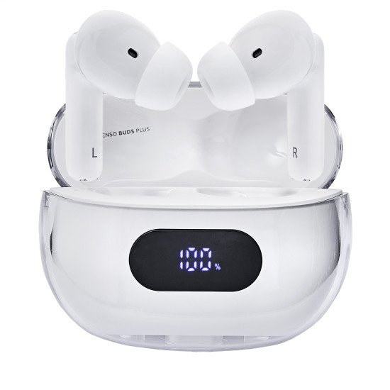 Intenso T312AE Écouteurs True Wireless Stereo (TWS) Ecouteurs Appels/Musique/Sport/Au quotidien USB Type-C Bluetooth Blanc