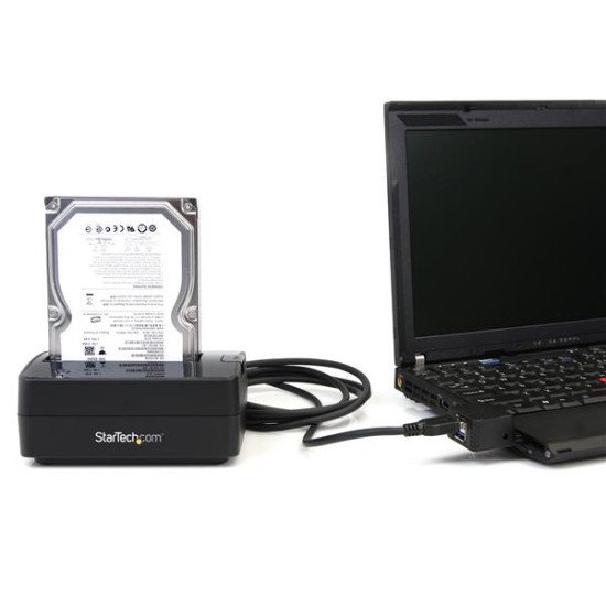 StarTech.com SATDOCKU3S Station d'accueil pour Disque Dur SATA/SSD 2,5" ou 3,5" USB 3.0