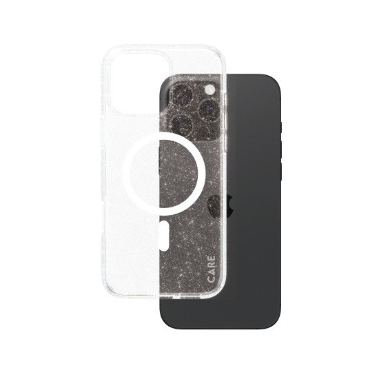 PanzerGlass CARE by PG White MagS iPhone16 6.9 Pro coque de protection pour téléphones portables Housse Transparent