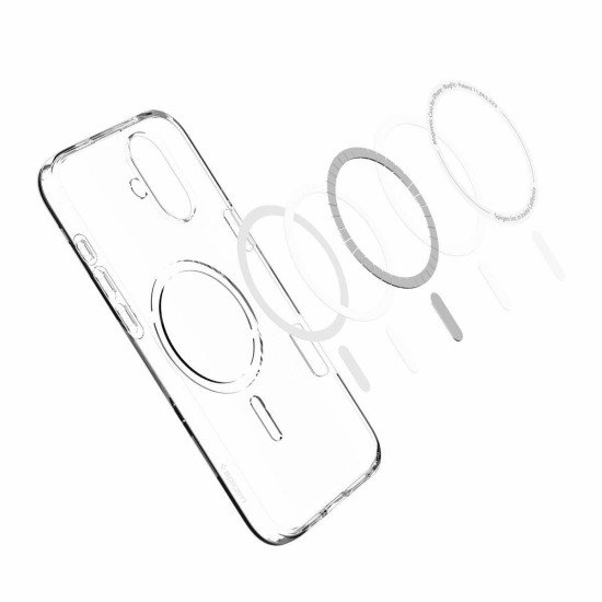 Spigen Crystal Flex (MagFit) coque de protection pour téléphones portables 17 cm (6.7") Housse Transparent