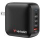 Verbatim Mini GaN Charger 100W Universel Noir Secteur Charge rapide Intérieure