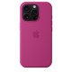 Apple Coque en silicone avec MagSafe pour iPhone 16 Pro - Fuchsia