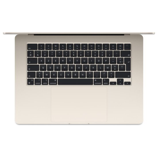 Apple MacBook Air Ordinateur portable 38,9 cm (15.3") Apple M M3 8 Go 256 Go SSD Wi-Fi 6E (802.11ax) macOS Sonoma Beige