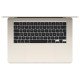 Apple MacBook Air Ordinateur portable 38,9 cm (15.3") Apple M M3 8 Go 256 Go SSD Wi-Fi 6E (802.11ax) macOS Sonoma Beige