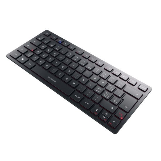 CHERRY KW 9200 MINI clavier RF sans fil + Bluetooth QWERTZ Suisse Noir