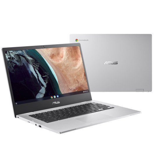 ASUS Chromebook CX1400CKA-EB0672 Intel® Celeron® N N5100 35,6 cm (14") Full HD 8 Go LPDDR4x-SDRAM 64 Go eMMC Wi-Fi 6 (802.11ax) ChromeOS Argent