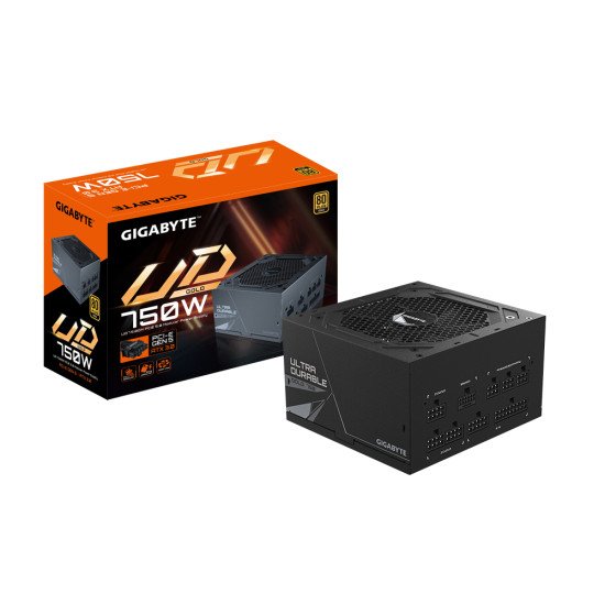 GIGABYTE UD750GM PG5 unité d'alimentation d'énergie 750 W 20+4 pin ATX ATX Noir