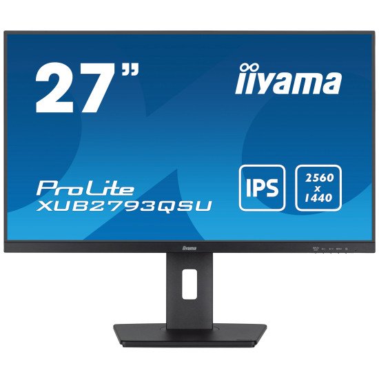 iiyama XUB2793QSU-B7 écran PC 68,6 cm (27") 2560 x 1140 pixels Wide Quad HD LED Noir