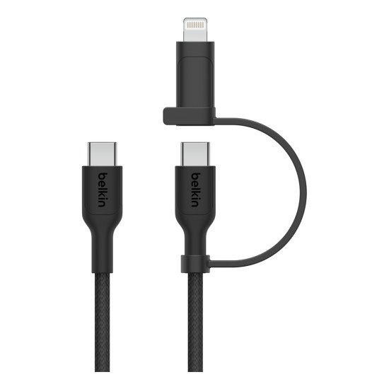 Belkin BoostCharge Pro câble USB USB 2.0 1,5 m USB C USB C/Lightning Noir