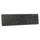 Targus AKB873UK clavier Universel RF sans fil + Bluetooth QWERTY Anglais britannique Noir