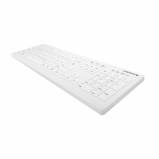 CHERRY AK-C8112 clavier Médical RF sans fil QWERTZ Allemand Blanc