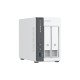 QNAP TS-216G serveur de stockage NAS Tower Cortex-A Cortex-A55 4 Go HDD Blanc