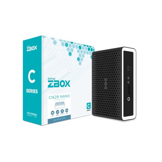 Zotac ZBOX CI629 NANO PC de dimension 1,8L Noir, Blanc i3-1315U Intel SoC 1,2 GHz