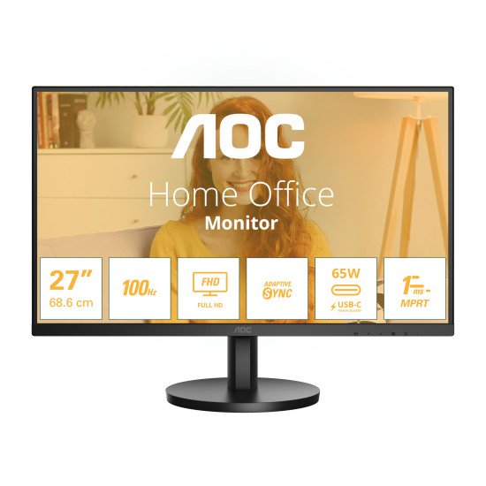 AOC 27B3CA2 écran PC 68,6 cm (27") 1920 x 1080 pixels Full HD LED Noir