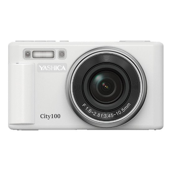 Yashica City 100 Appareil-photo compact 72 MP CMOS Argent, Blanc