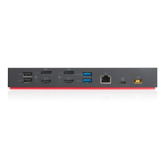 Lenovo ThinkPad Hybrid USB-C with USB-A Dock Avec fil USB 3.1 (3.1 Gen 2) Type-C Noir