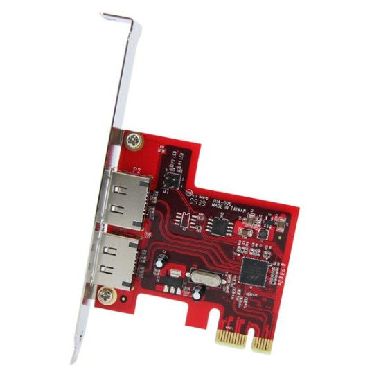 StarTech.com Carte contrôleur 2 ports SATA 6Gbps PCI Express eSATA