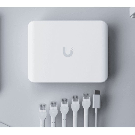 Ubiquiti UniFi Flex Mini 2.5G Géré 2.5G Ethernet (100/1000/2500) Connexion Ethernet POE Bureau Blanc