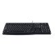 Logitech Desktop MK120 clavier Souris incluse USB QWERTY Italien Noir