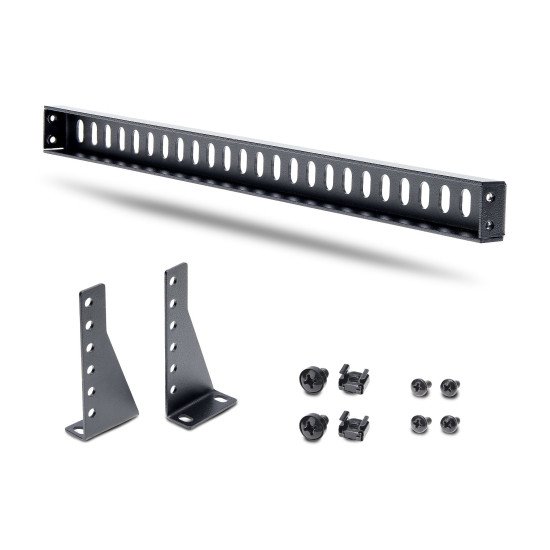 StarTech.com Guide-Câbles Montable en Rack 1U avec Profondeur Réglable, Support de Câbles pour Racks/Armoires 19", Barre de Fixation pour Câbles Horizontale pour Panneaux de Brassage/Switchs/PDUs