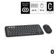 Logitech Pebble 2 Combo for Mac clavier Souris incluse RF sans fil + Bluetooth AZERTY Français Graphite