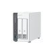 QNAP TS-216G serveur de stockage NAS Tower Cortex-A Cortex-A55 4 Go HDD Blanc