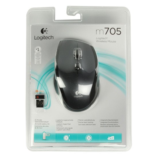 Logitech LGT-M705S Souris Laser Sans fil