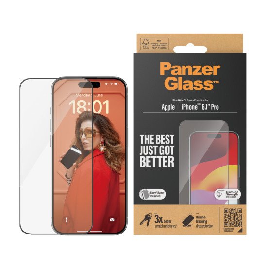 PanzerGlass Ultra Wide Fit Protection d'écran transparent Apple 1 pièce(s)