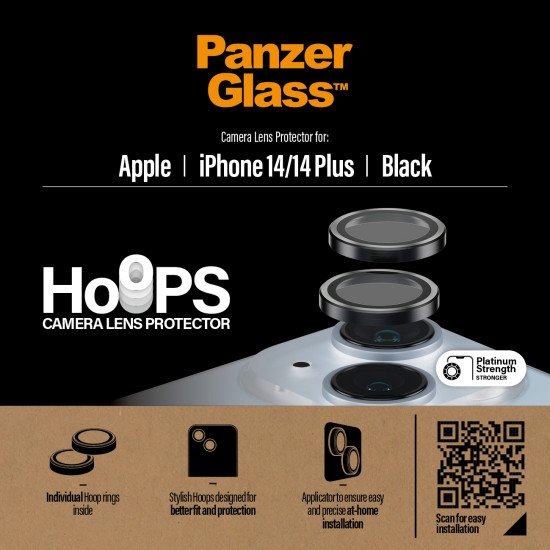 PanzerGlass Camera Rings iPhone 14/14 Plus Protection d'écran transparent Apple 1 pièce(s)