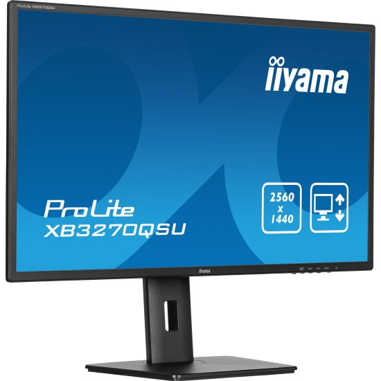 iiyama ProLite XB3270QSU-B1 écran PC 81,3 cm (32") 2560 x 1440 pixels Wide Quad HD LED Noir