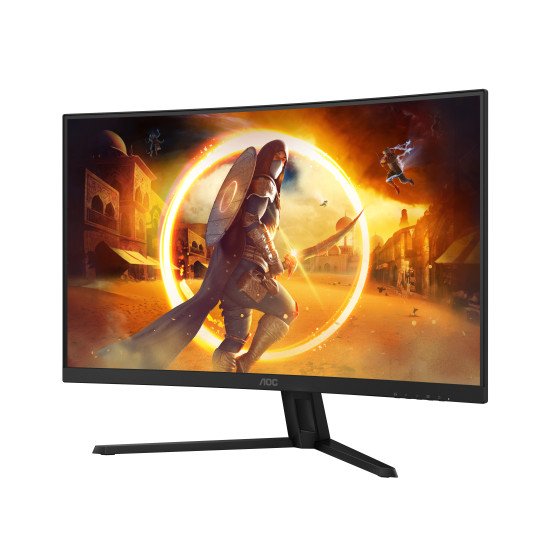 AOC G4 CQ32G4VE écran PC 81,3 cm (32") 2560 x 1440 pixels Quad HD LCD Noir, Gris