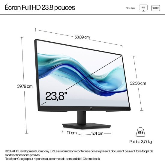 HP Series 3 Pro Moniteur FHD 23,8 pouces - 324pf