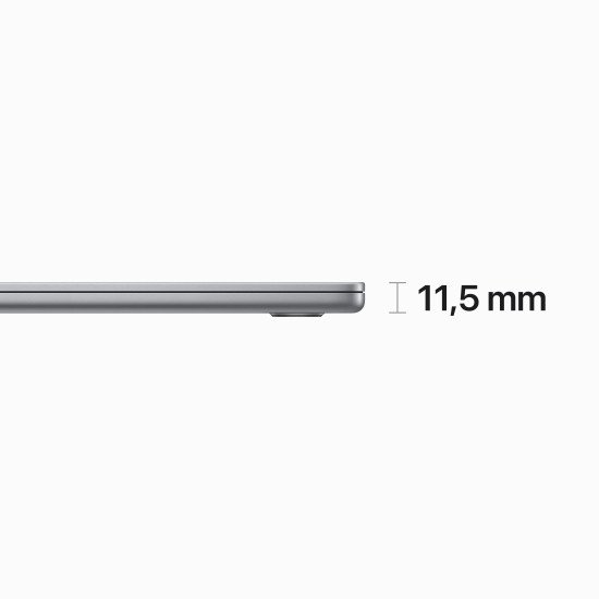 Apple MacBook Air M2 Ordinateur portable 38,9 cm (15.3") Apple M 8 Go 256 Go SSD Wi-Fi 6 (802.11ax) macOS Ventura Gris