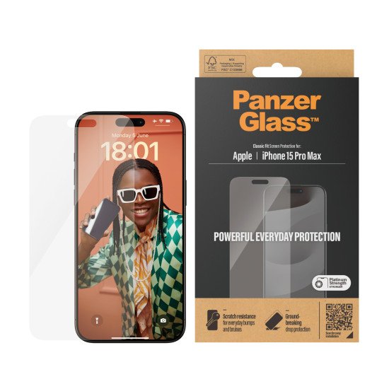 PanzerGlass Classic Fit Protection d'écran transparent Apple 1 pièce(s)