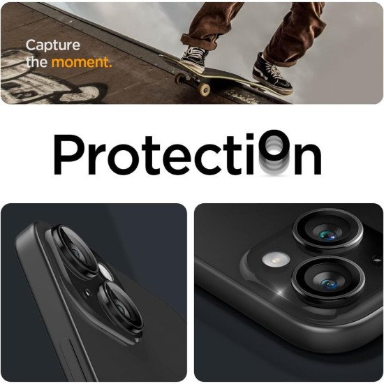 Spigen GLAS.tR EZ Fit Optik Pro Protecteur d'objectif caméra Apple 2 pièce(s)