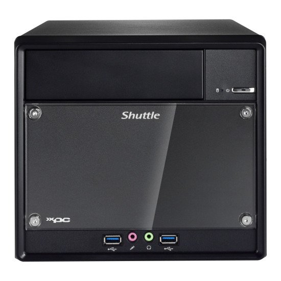 Shuttle XPC cube Barebone SH610R4 - S1700, Intel H610, 1x PCIe X16, 1x PCIe X1, 1x LAN,1x HDMI, 2x DP, 1x VGA 2x 3.5"