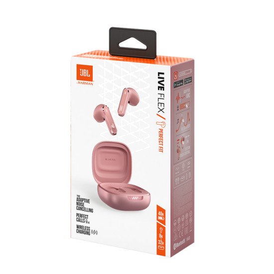 JBL LIVE FLEX Casque Sans fil Ecouteurs Appels/Musique Bluetooth Rose