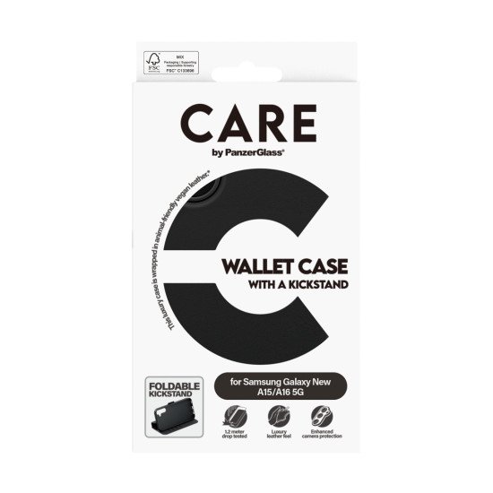 PanzerGlass CARE by PG FT Case 2in1 Wall Sam New A15 coque de protection pour téléphones portables Housse Transparent