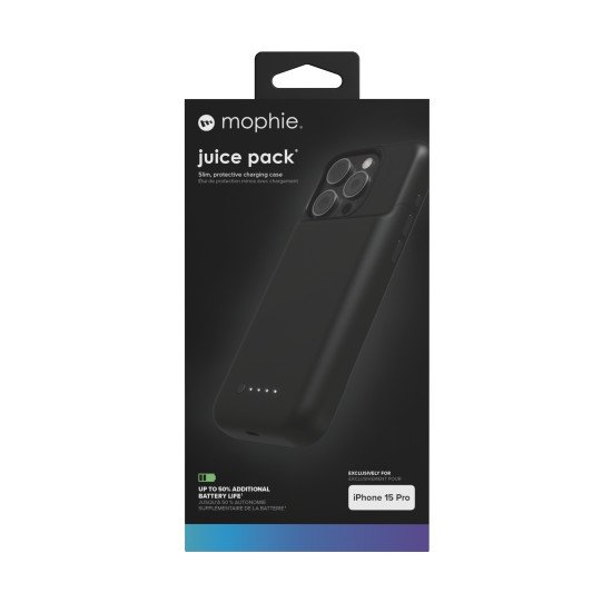 mophie Juice Pack coque de protection pour téléphones portables 15,5 cm (6.1") Housse Noir