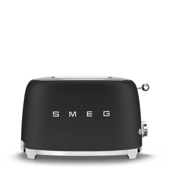 Smeg TSF01BLMEU grille-pain 6 2 part(s) 950 W Noir, Acier inoxydable