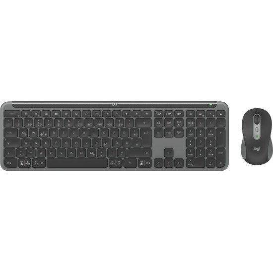 Logitech MK950 Signature for Business clavier Souris incluse Bureau RF sans fil + Bluetooth QWERTZ Allemand Graphite