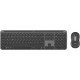 Logitech MK950 Signature for Business clavier Souris incluse Bureau RF sans fil + Bluetooth QWERTZ Allemand Graphite